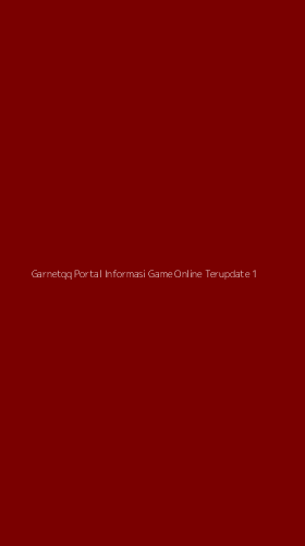 Tampilan Antarmuka Aplikasi Garnetqq Portal Informasi Game Online Terupdate - 1