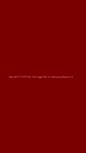 Tampilan Antarmuka Aplikasi Garuda777 Rtp Slot Tertinggi Hari Ini Gampang Maxwin - 4