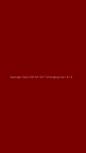 Tampilan Antarmuka Aplikasi Gastogel Data Sgp Hk Sdy Terlengkap Hari Ini - 4