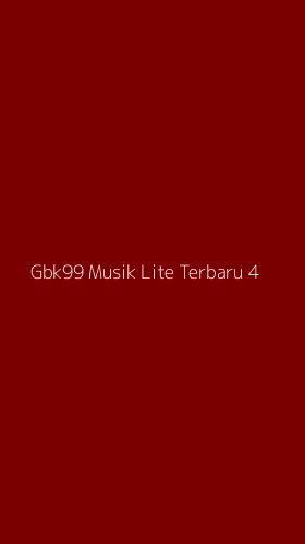 Tampilan Antarmuka Aplikasi Gbk99 Musik Lite Terbaru - 4