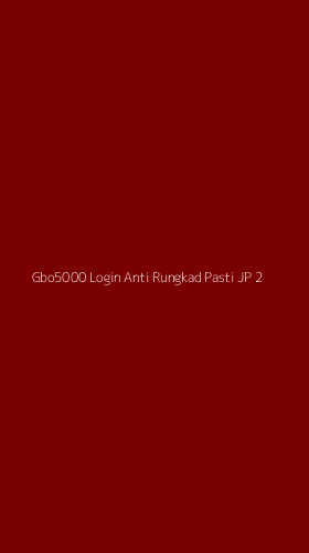 Tampilan Antarmuka Aplikasi Gbo5000 Login Anti Rungkad Pasti Jp - 2