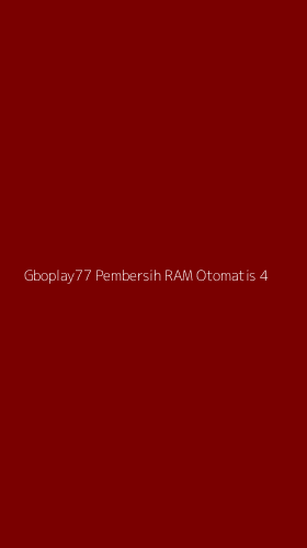 Tampilan Antarmuka Aplikasi Gboplay77 Pembersih Ram Otomatis - 4