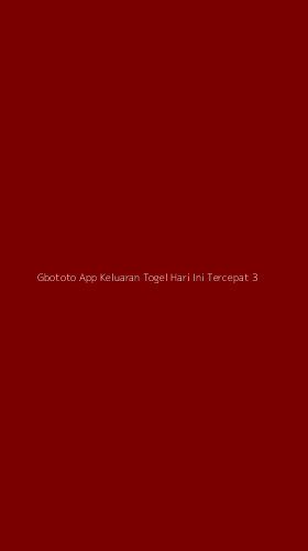Tampilan Antarmuka Aplikasi Gbototo App Keluaran Togel Hari Ini Tercepat - 3