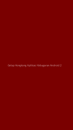 Tampilan Antarmuka Aplikasi Gelap Hongkong Aplikasi Kebugaran Android - 2