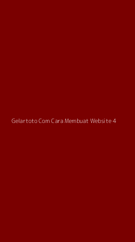 Tampilan Antarmuka Aplikasi Gelartoto Com Cara Membuat Website - 4