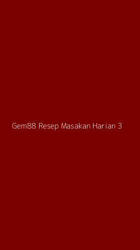 Tampilan Antarmuka Aplikasi Gem88 Resep Masakan Harian - 3