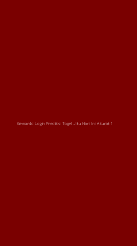 Tampilan Antarmuka Aplikasi Gemar4d Login Prediksi Togel Jitu Hari Ini Akurat - 1