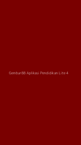 Tampilan Antarmuka Aplikasi Gembur88 Aplikasi Pendidikan Lite - 4