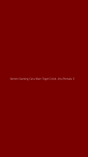 Tampilan Antarmuka Aplikasi Gemini Gaming Cara Main Togel Colok Jitu Pemula - 3