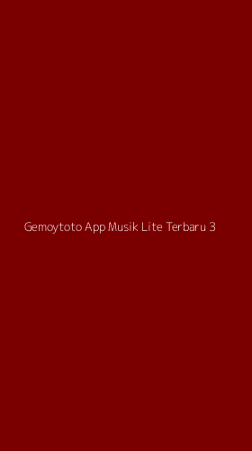 Tampilan Antarmuka Aplikasi Gemoytoto App Musik Lite Terbaru - 3