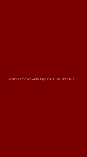 Tampilan Antarmuka Aplikasi Gempar123 Cara Main Togel Colok Jitu Pemula - 3