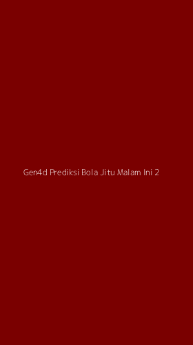 Tampilan Antarmuka Aplikasi Gen4d Prediksi Bola Jitu Malam Ini - 2