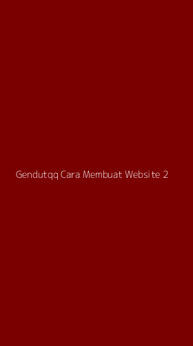 Tampilan Antarmuka Aplikasi Gendutqq Cara Membuat Website - 2