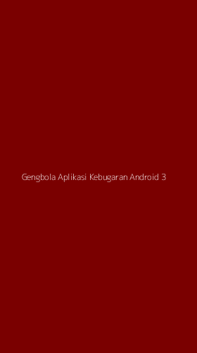 Tampilan Antarmuka Aplikasi Gengbola Aplikasi Kebugaran Android - 3