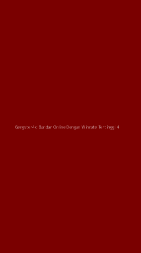 Tampilan Antarmuka Aplikasi Gengster4d Bandar Online Dengan Winrate Tertinggi - 4