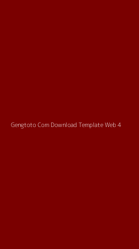 Tampilan Antarmuka Aplikasi Gengtoto Com Download Template Web - 4