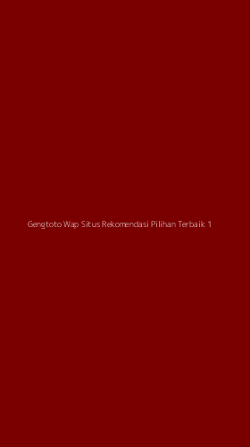 Tampilan Antarmuka Aplikasi Gengtoto Wap Situs Rekomendasi Pilihan Terbaik - 1