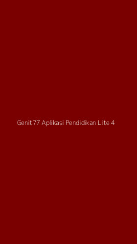 Tampilan Antarmuka Aplikasi Genit77 Aplikasi Pendidikan Lite - 4