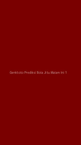 Tampilan Antarmuka Aplikasi Genktoto Prediksi Bola Jitu Malam Ini - 1