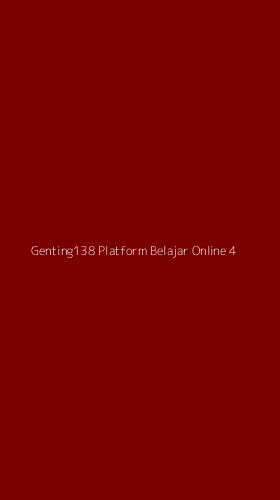 Tampilan Antarmuka Aplikasi Genting138 Platform Belajar Online - 4
