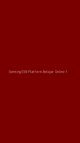 Tampilan Antarmuka Aplikasi Genting338 Platform Belajar Online - 1