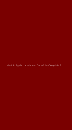 Tampilan Antarmuka Aplikasi Gentoto App Portal Informasi Game Online Terupdate - 3