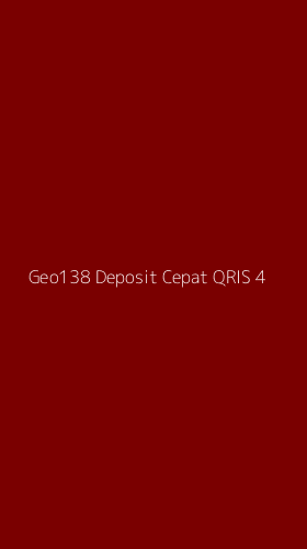 Tampilan Antarmuka Aplikasi Geo138 Deposit Cepat Qris - 4