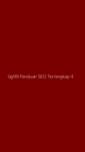 Tampilan Antarmuka Aplikasi Gg99 Panduan Seo Terlengkap - 4