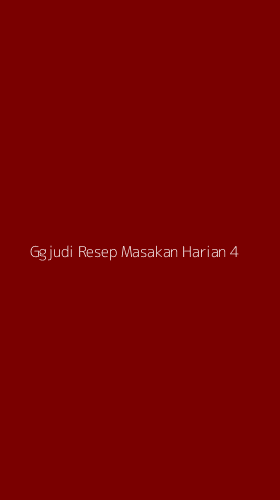 Tampilan Antarmuka Aplikasi Ggjudi Resep Masakan Harian - 4