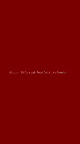 Tampilan Antarmuka Aplikasi Gilacuan138 Cara Main Togel Colok Jitu Pemula - 4