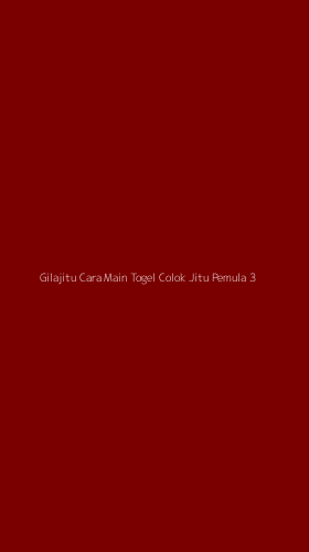 Tampilan Antarmuka Aplikasi Gilajitu Cara Main Togel Colok Jitu Pemula - 3