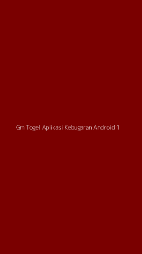 Tampilan Antarmuka Aplikasi Gm Togel Aplikasi Kebugaran Android - 1