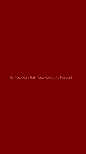 Tampilan Antarmuka Aplikasi Gm Togel Cara Main Togel Colok Jitu Pemula - 3