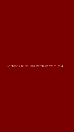 Tampilan Antarmuka Aplikasi Gnrtoto Online Cara Membuat Website - 4