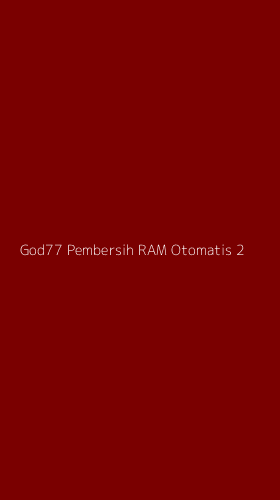 Tampilan Antarmuka Aplikasi God77 Pembersih Ram Otomatis - 2