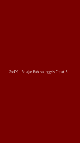 Tampilan Antarmuka Aplikasi God911 Belajar Bahasa Inggris Cepat - 3
