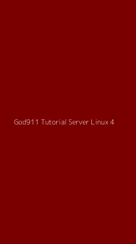 Tampilan Antarmuka Aplikasi God911 Tutorial Server Linux - 4