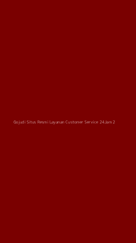 Tampilan Antarmuka Aplikasi Gojudi Situs Resmi Layanan Customer Service 24jam - 2