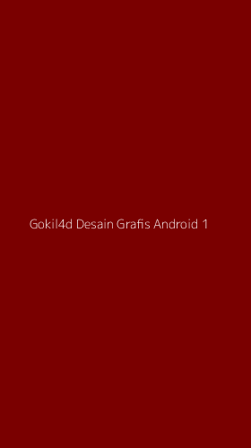 Tampilan Antarmuka Aplikasi Gokil4d Desain Grafis Android - 1
