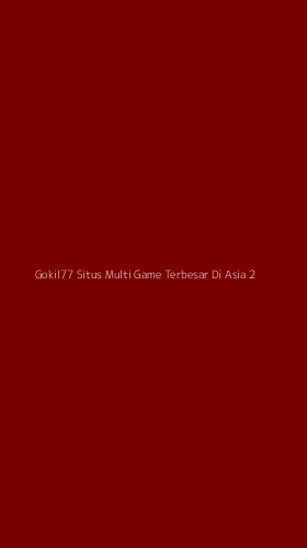 Tampilan Antarmuka Aplikasi Gokil77 Situs Multi Game Terbesar Di Asia - 2