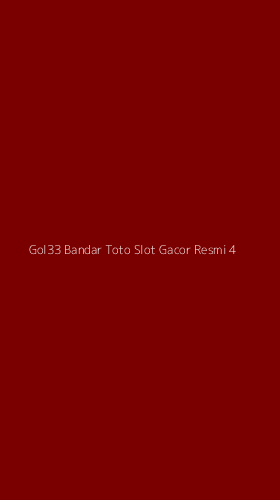 Tampilan Antarmuka Aplikasi Gol33 Bandar Toto Slot Gacor Resmi - 4