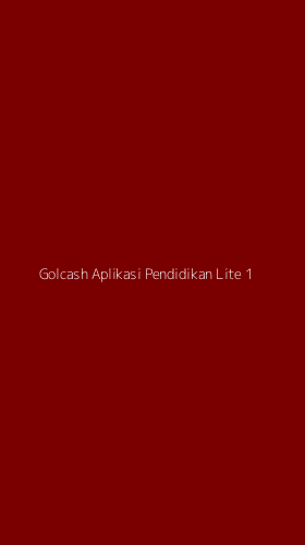 Tampilan Antarmuka Aplikasi Golcash Aplikasi Pendidikan Lite - 1