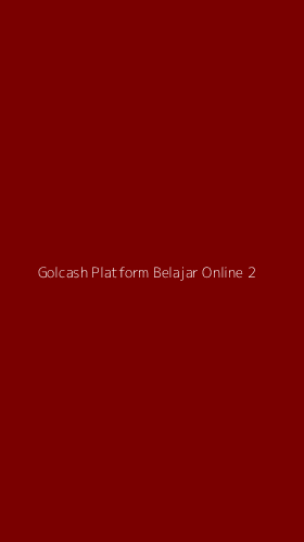 Tampilan Antarmuka Aplikasi Golcash Platform Belajar Online - 2