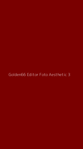 Tampilan Antarmuka Aplikasi Golden66 Editor Foto Aesthetic - 3