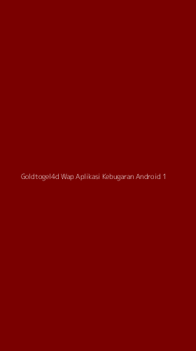 Tampilan Antarmuka Aplikasi Goldtogel4d Wap Aplikasi Kebugaran Android - 1
