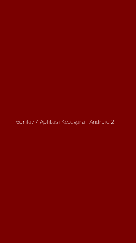 Tampilan Antarmuka Aplikasi Gorila77 Aplikasi Kebugaran Android - 2