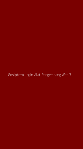 Tampilan Antarmuka Aplikasi Gosiptoto Login Alat Pengembang Web - 3