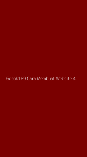 Tampilan Antarmuka Aplikasi Gosok189 Cara Membuat Website - 4