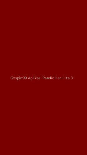 Tampilan Antarmuka Aplikasi Gospin99 Aplikasi Pendidikan Lite - 3