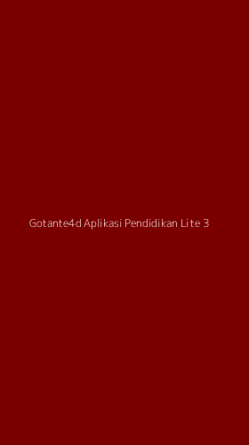 Tampilan Antarmuka Aplikasi Gotante4d Aplikasi Pendidikan Lite - 3